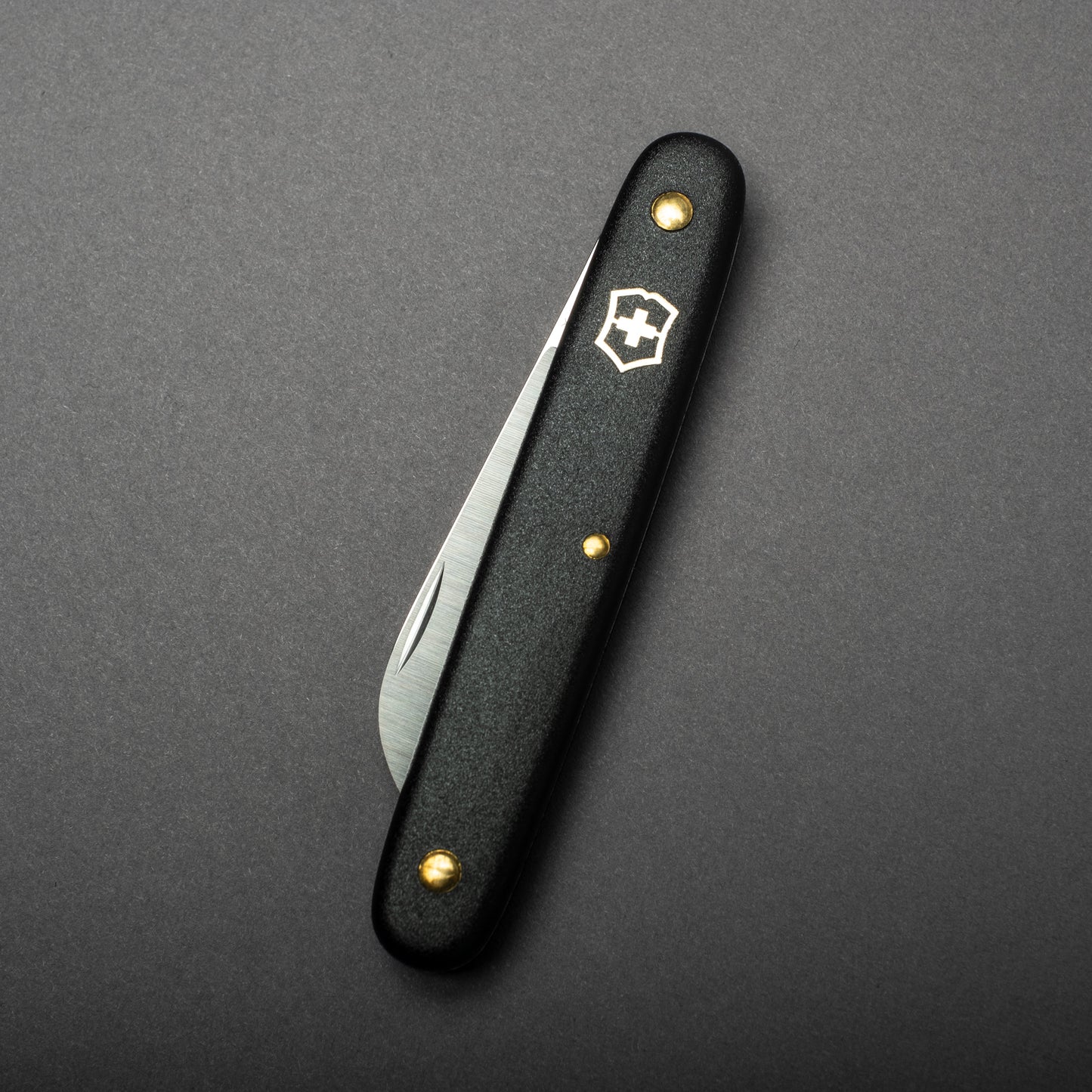 Victorinox Florist knife BLACK w/椿油