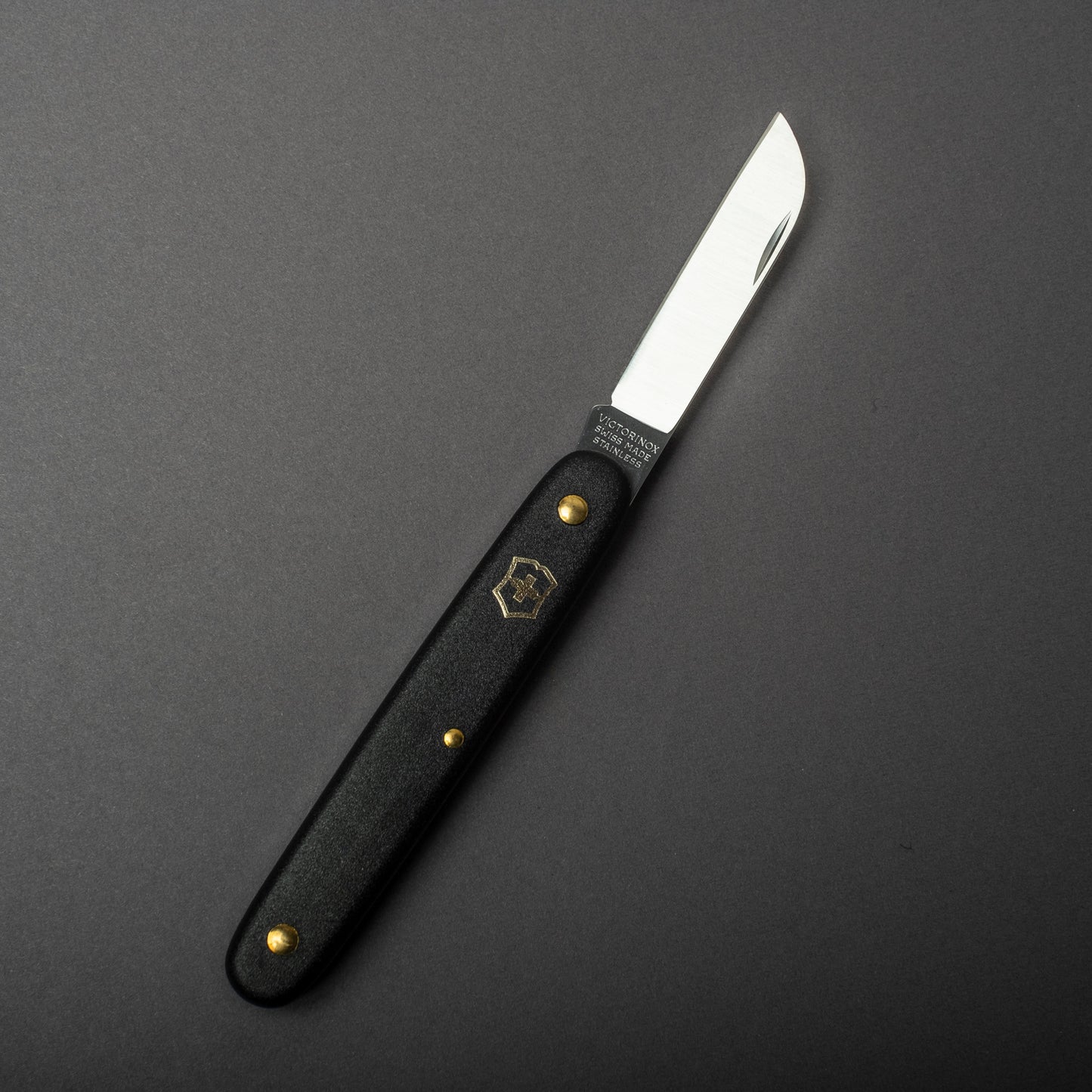 Victorinox Florist knife BLACK w/椿油