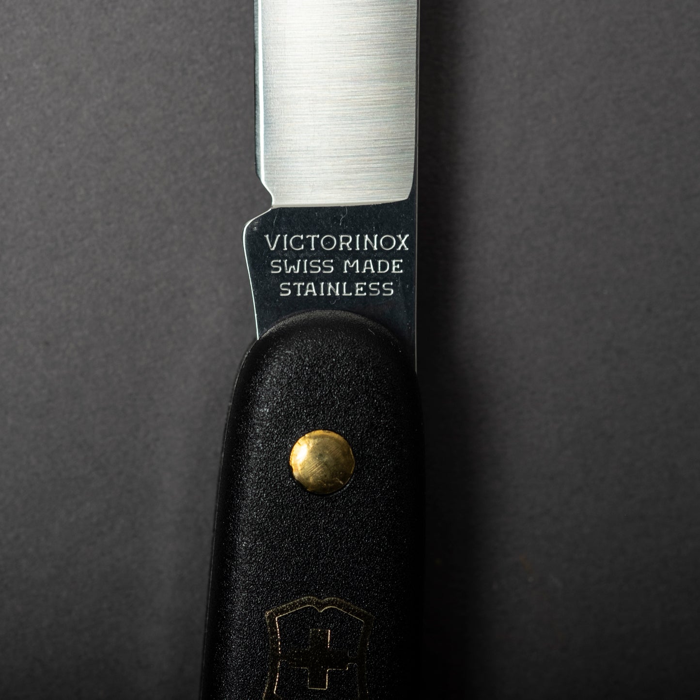 Victorinox Florist knife BLACK w/椿油